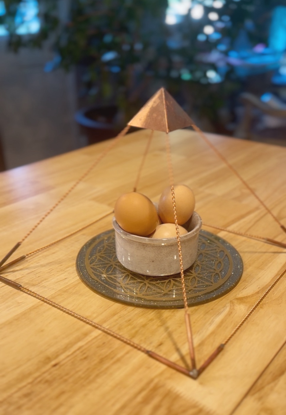 Copper pyramid alternate angle