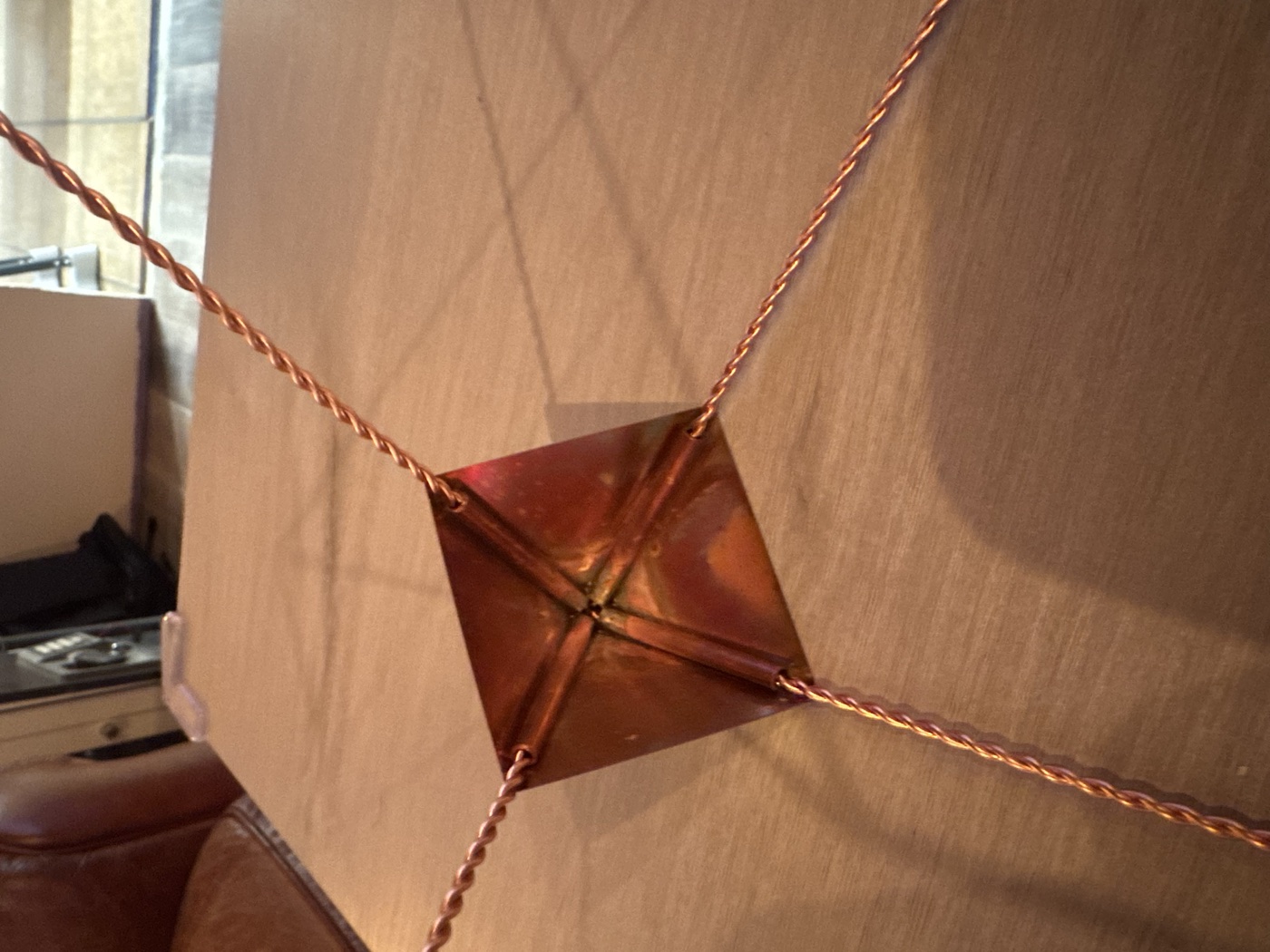 Copper pyramid alternate studio angle